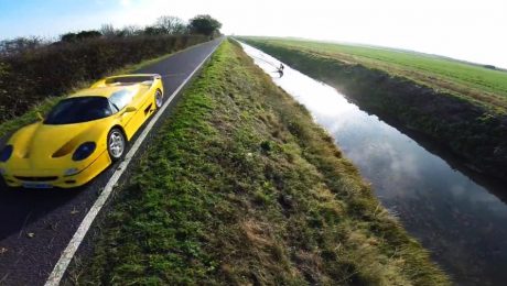 GoPro Supercar Wakeboarding. Ferrari F50