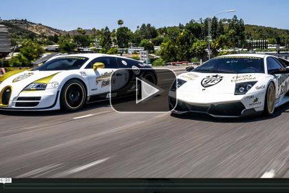 Supercars on Goldrush Rally 7 Bugatti Porsche Pagani Lamborghini Ferrari Lexus McLaren Rolls Royce