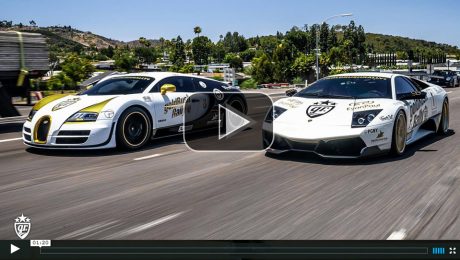 Supercars on Goldrush Rally 7 Bugatti Porsche Pagani Lamborghini Ferrari Lexus McLaren Rolls Royce