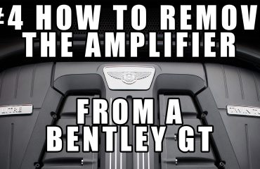 How to Remove the Stereo Amp Amplifier from a Bentley Continental GT