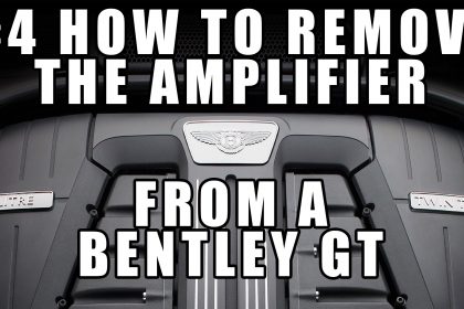 You are currently viewing: How to Remove the Stereo Amp Amplifier from a Bentley Continental GT How to Remove the Stereo Amp Amplifier from a Bentley Continental GT