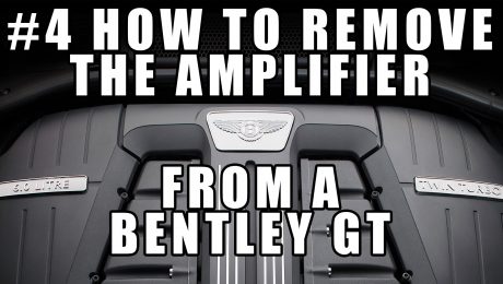 How to Remove the Stereo Amp Amplifier from a Bentley Continental GT
